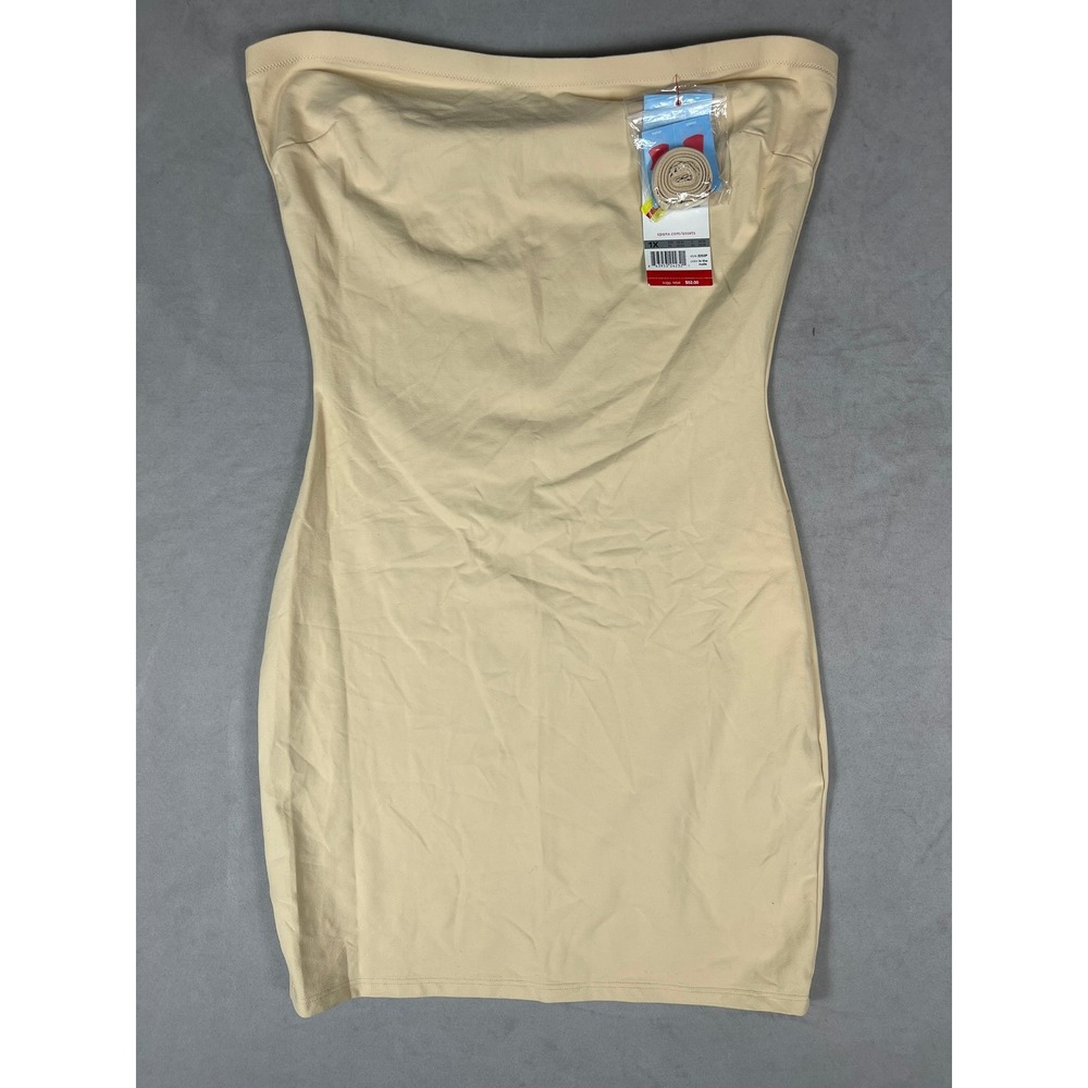Assets Red Hot Label by Spanx Sleek Slimmers Strapless‎ Full Slip Nude 1X 2253P